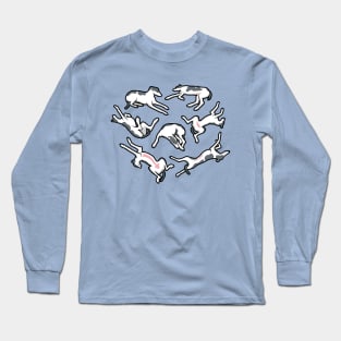 Funny Sleeping Greyhounds Long Sleeve T-Shirt